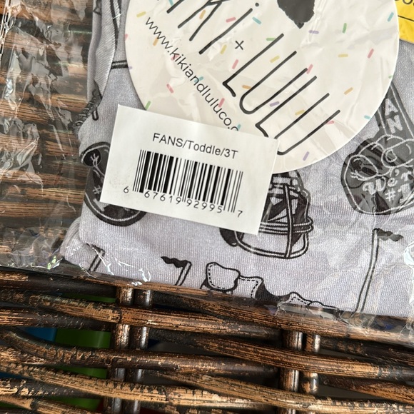 Kiki + Lulu First Down to Bedtime Football Pajamas size 3T - Picture 4 of 6